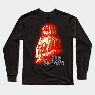 3D Shiluette Eric Clapton Long Sleeve T-Shirt